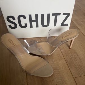 Schutz Ariella Heel Sandals (New/Never Worn)